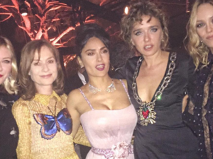 Salma Hayek at “Women in Motion” talk in Cannes 2016. (Instagram)