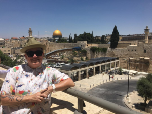 Lea enjoyed the sights of Jerusalem this week. (Instagram)
