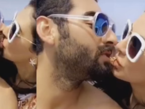 Mariam Hussain deleted a Snapchat video of her kissing her new fiancé on the lips. (YouTube)