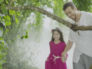 Saad and Munni in a still from the ad. (YouTube)