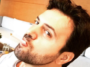 Taim just loves to puff away on that ciggie. (Instagram)