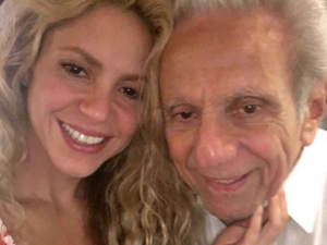 Shakira with her papa. (Instagram)