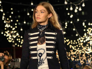 Gigi in her Tommy Hilfiger collection. (Instagram)