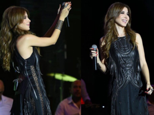 Crowds of fans from the various Lebanese regions flocked to the capital of the South, to meet their favorite singer. (Instagram)