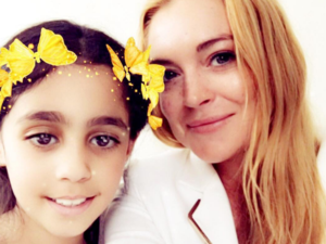 Lindsay Lohan almost lost her finger in a boating accident over the weekend and had to have part of it surgically reattached. (Instagram)