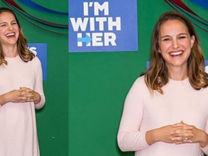 The 35-year-old spent her Columbus Day plugging Democratic presidential nominee Hillary Clinton at voter registration events in Pennsylvania. (Instagram)