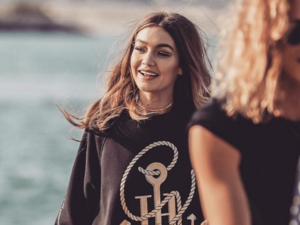 The model talked about her Arab roots while she was promoting her new line for Tommy Hilfiger in Dubai. (Instagram)