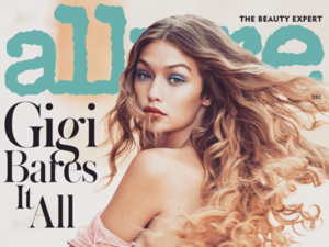 Gigi on the cover of Allure magazine. (Instagram)