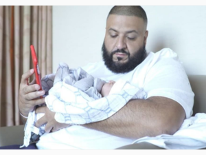 DJ Khaled with his adorable son Asahd. (Instagram)