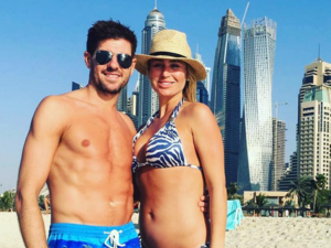 Alex looked radiant in Dubai. (Instagram)