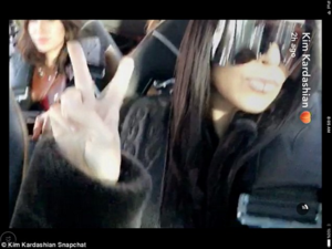 It wasn't all work and no play for the reality TV star. (Snapchat)