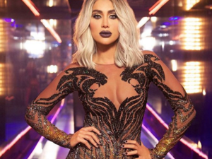 Maya looked the part on Monday's episode of DWTS. (Instagram)