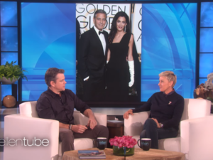 The actor says 'Everything changed' after Amal. (YouTube)