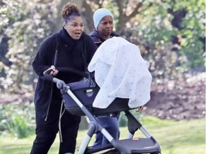 She was dressed in an all-black tracksuit and matching sneakers. (Instagram)