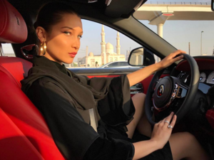 Totally loving this photo of Bella in Abu Dhabi. (Instagram)