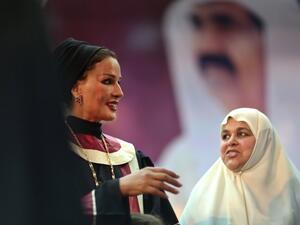 الشيخة موزا. (ا ف ب)