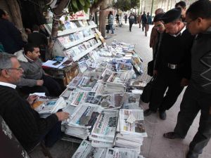 Lebanon made the cover in local Egyptian press on the ominous day of the 25th January, 2011.