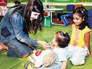 Nancy Ajram has been voted one of the world's most beautiful mothers and juggles singing with child-rearing now, as she caters to the world of children's music.