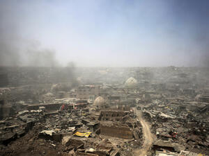 The operation was launched on Tuesday in southern Mosul to clear the area from remaining ISIS militants (AFP/File)