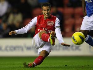 صورة أرشيفية لفان بيرسي بقميص آرسنال