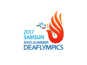 The 23rd Deaflympics logo