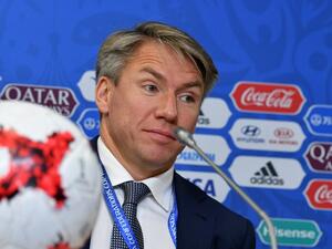 2018 FIFA World Cup Russia Local Organising Committee CEO Alexey Sorokin attends the FIFA Confederations Cup 2017 Half-Time press conference at the Saint Petersburg Stadium in Saint Petersburg on June 26, 2017.
Mladen ANTONOV / AFP