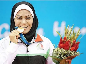 Khadijeh Azadpour (Photo: Tehran Times)