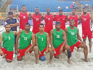 Oman beach handball team