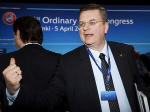 President of the German Football Association (DFB) Reinhard Grindel