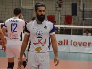 Iranian volleyball player Mir Saeid Marouf Lakrani (Photo: Press TV)