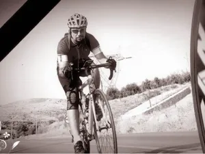 Iraqi cyclist Sahem Jreidi (Photo courtesy of Boost Facebook page)