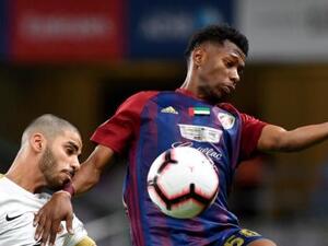 Ayovi claims the silverware in extra-time over Al Wahda (Photo: Gulf News)