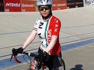 Late Iranian female cyclist Zaynab Sasanian (Photo: Press TV)