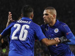  The fleet footed Algeria winger hit a sensational drive before assisting his compatriot whose lobbed finish doubled their advantage over their visitor 