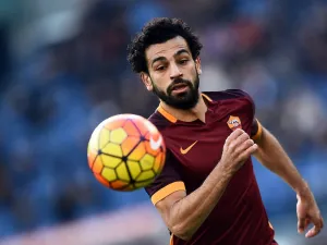Salah scored for the second successive league match with Roma in Serie A