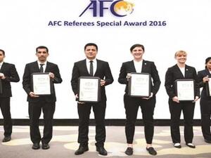 From left to right: Mohammad Reza Mansouri, Reza Sokhandan, Alireza Faghani, Kate Jacewicz, Renae Coghill and Uvena Fernandes (Photo: Press TV)