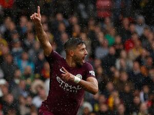 أغويرو يسجل الهاتريك السادس له في البريميير ليغ