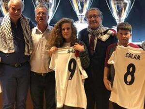 Tamimi was invited by Real and on Saturday arrived at the club where she was received by former striker and co-manager Emilio Butragenio