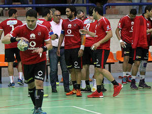 Ahly's handball team (Photo: Ahram) 