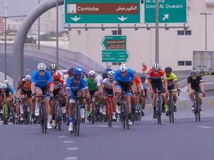 Gusev Vladimir won the male 19-49 category in the open 115km race (Photo: Khaleej Times)