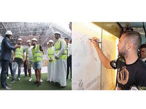 Jordi Alba was full of praise for the facilities at Qatar’s Aspire Academy. (Photo: Gulf Times)