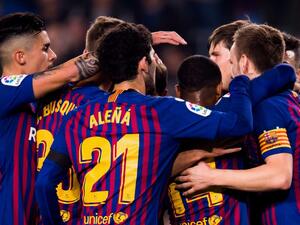 برشلونة يحقق فوزاً كبيراً على ضيفه المتواضع