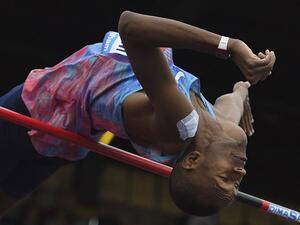 High jumping world champion Mutaz Barshim