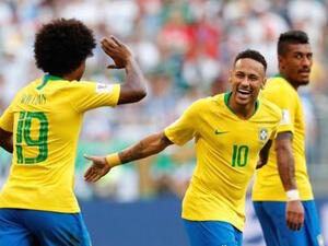 نيمار يقود البرازيل للفوز
