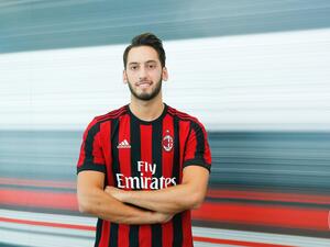 The Turkey international becomes the San Siro outfit's sixth signing of the summer having agreed a four-year deal (Photo: AC Milan)