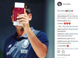 الصورة التي سخر منها بيكيه