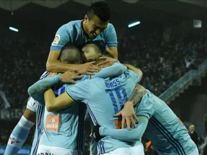 فرحة تشارلز بهدف سيلتا الأول