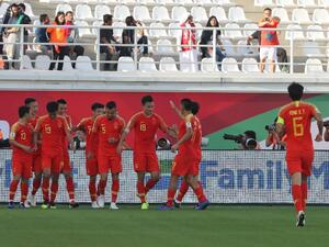  Kyrgyzstan opened the scoring but it was China who claimed three points from the opening fixture in Asian Cup Group C. 