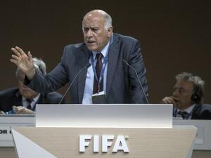 Chairman of the Palestinian football association, Jibril Rajoub
