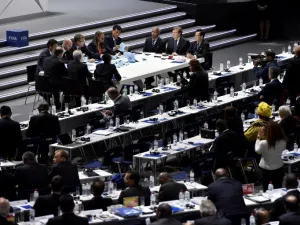 FIFA has 209 member federations, and if all cast their ballot 140 votes are the two-thirds cut-off and 105 votes a 50 per cent majority
